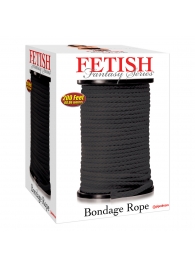 Черная веревка для связывания Bondage Rope - 60,9 м. - Pipedream - купить с доставкой в Одинцово