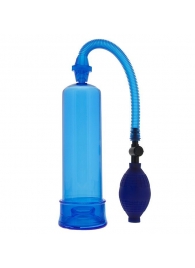 Синяя вакуумная помпа MENZSTUFF PENIS ENLARGER - Dream Toys - в Одинцово купить с доставкой
