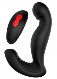 Черный вибромассажер простаты SWIRLING P-PLEASER - Dream Toys - в Одинцово купить с доставкой
