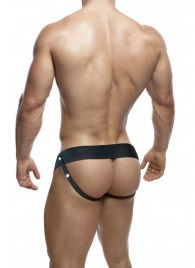 Черный мужской страпон DR. SKIN 6INCH HOLLOW STRAP ON - 16 см. - Blush Novelties - купить с доставкой в Одинцово