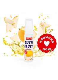 Гель-смазка Tutti-frutti со вкусом сочной дыни - 30 гр. - Биоритм - купить с доставкой в Одинцово
