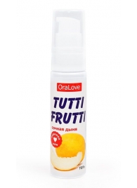 Гель-смазка Tutti-frutti со вкусом сочной дыни - 30 гр. - Биоритм - купить с доставкой в Одинцово
