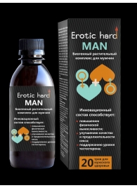Мужской биогенный концентрат для усиления эрекции Erotic hard Man - 250 мл. - Erotic Hard - купить с доставкой в Одинцово