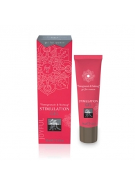 Возбуждающий интимный гель для двоих STIMULATION GEL Pomegranate   Nutmeg - 30 мл. - Shiatsu - купить с доставкой в Одинцово