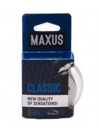 Классические презервативы в пластиковом кейсе MAXUS Classic - 3 шт. - Maxus - купить с доставкой в Одинцово