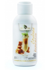 Интимный гель-смазка JUICY FRUIT с ароматом солёной карамели - 100 мл. - БиоМед - купить с доставкой в Одинцово