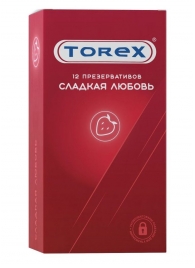 Презервативы Torex  Сладкая любовь  с ароматом клубники - 12 шт. - Torex - купить с доставкой в Одинцово