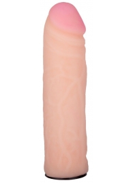 Пояс-трусики с насадкой Glamour Silver - 15,5 см. - LOVETOY (А-Полимер) - купить с доставкой в Одинцово