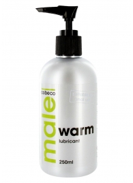 Лубрикант с согревающим эффектом MALE Cobeco Warm Lubricant - 250 мл. - Cobeco - купить с доставкой в Одинцово