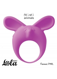 Фиолетовое эрекционное кольцо Fennec Phil - Lola Games - в Одинцово купить с доставкой