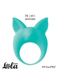 Зеленое эрекционное кольцо Kitten Kyle - Lola Games - в Одинцово купить с доставкой