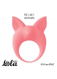 Оранжевое эрекционное кольцо Kitten Kyle - Lola Games - в Одинцово купить с доставкой