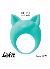 Зеленое эрекционное кольцо Lemur Remi - Lola Games - в Одинцово купить с доставкой