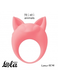 Оранжевое эрекционное кольцо Lemur Remi - Lola Games - в Одинцово купить с доставкой