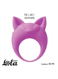 Фиолетовое эрекционное кольцо Lemur Remi - Lola Games - в Одинцово купить с доставкой