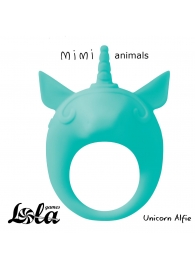 Зеленое эрекционное кольцо Unicorn Alfie - Lola Games - в Одинцово купить с доставкой