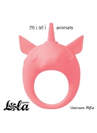 Оранжевое эрекционное кольцо Unicorn Alfie - Lola Games - в Одинцово купить с доставкой