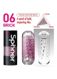 Мастурбатор SPINNER Brick - Tenga - в Одинцово купить с доставкой