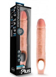 Телесный реалистичный фаллоудлинитель 10 Inch Silicone Cock Sheath Penis Extender - 25,4 см. - Blush Novelties - в Одинцово купить с доставкой