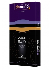 Разноцветные презервативы DOMINO Colour Beauty - 6 шт. - Domino - купить с доставкой в Одинцово