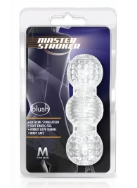 Прозрачный фигурный мастурбатор Master Stroker - Blush Novelties - в Одинцово купить с доставкой
