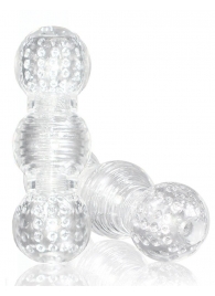 Прозрачный фигурный мастурбатор Master Stroker - Blush Novelties - в Одинцово купить с доставкой