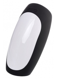 Черно-белый перезаряжаемый мастурбатор Erotist Hailstorm - Erotist Adult Toys - в Одинцово купить с доставкой