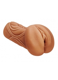Кофейный мастурбатор-вагина Dumpling - Lola Games - в Одинцово купить с доставкой