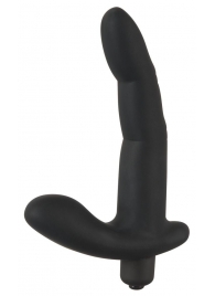 Черный вибромассажер простаты Naughty Finger Prostate Vibe - 13,8 см. - Orion - в Одинцово купить с доставкой
