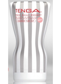 Мастурбатор TENGA Squeeze Tube Cup Soft - Tenga - в Одинцово купить с доставкой