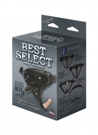 Пояс HARNESS BEST SELECT с вагинальной пробкой - LOVETOY (А-Полимер) - купить с доставкой в Одинцово
