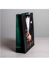 Бумажный пакет «Лучшему!» - 23 х 27 см. - Сима-Ленд - купить с доставкой в Одинцово