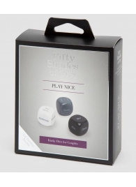 Игральные кубики для пар Play Nice - Fifty Shades of Grey - купить с доставкой в Одинцово