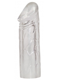 Удлиняющая насадка на пенис Mega Dick Sleeve Transparent - Orion - в Одинцово купить с доставкой