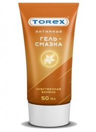 Смазка на водной основе TOREX  Чувственная ваниль  - 50 мл. - Torex - купить с доставкой в Одинцово