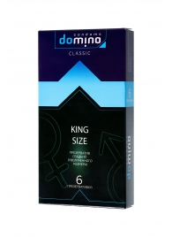Презервативы увеличенного размера DOMINO Classic King size - 6 шт. - Domino - купить с доставкой в Одинцово