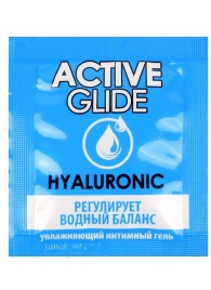 Лубрикант на водной основе Active Glide с гиалуроновой кислотой - 3 гр. - Биоритм - купить с доставкой в Одинцово