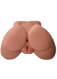 Кофейный мастурбатор-полуторс Perfect Ass Masturbator - Pipedream - в Одинцово купить с доставкой