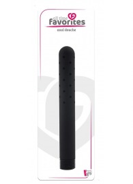 Черная насадка для анального душа ANAL DOUCHE - 15 см. - Dream Toys - купить с доставкой в Одинцово