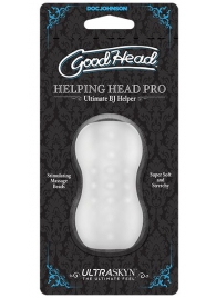 Прозрачный мини-мастурбатор Helping Head Pro - Doc Johnson - в Одинцово купить с доставкой