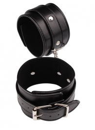 Черные оковы Classic Ankle Cuffs - Chisa - купить с доставкой в Одинцово
