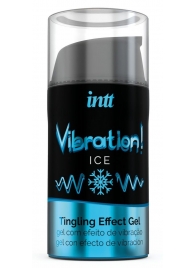 Жидкий интимный гель с эффектом вибрации Vibration! Ice - 15 мл. - INTT - купить с доставкой в Одинцово