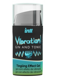 Жидкий интимный гель с эффектом вибрации Vibration! Gin   Tonic - 15 мл. - INTT - купить с доставкой в Одинцово