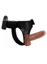 Страпон на трусиках с вибрацией Ultra Passionate Harness - 16 см. - Baile - купить с доставкой в Одинцово