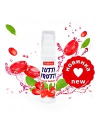 Гель-смазка Tutti-frutti со вкусом барбариса - 30 гр. - Биоритм - купить с доставкой в Одинцово