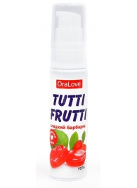 Гель-смазка Tutti-frutti со вкусом барбариса - 30 гр. - Биоритм - купить с доставкой в Одинцово