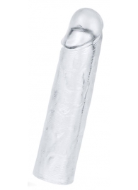 Прозрачная насадка-удлинитель Flawless Clear Penis Sleeve Add 1 - 15,5 см. - Lovetoy - в Одинцово купить с доставкой