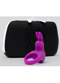 Фиолетовое эрекционное виброкольцо Happy Rabbit Cock Ring Kit - Happy Rabbit - в Одинцово купить с доставкой