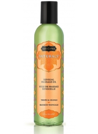 Массажное масло Naturals Tropical Mango с ароматом манго - 236 мл. - Kama Sutra - купить с доставкой в Одинцово