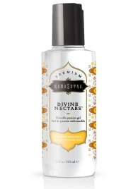 Гель-лубрикант на водной основе Divine Nectars Vanilla с ароматом ванили - 150 мл. - Kama Sutra - купить с доставкой в Одинцово